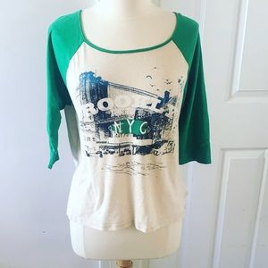 Brooklyn NYC Graphic Raglan Tee